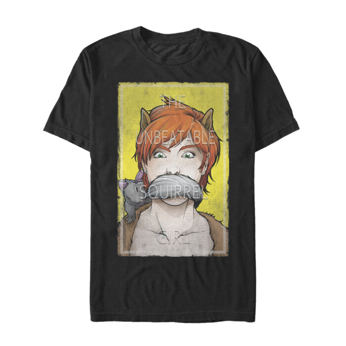 Men's Marvel Squirrel Girl Poster Adult T-Shirt
