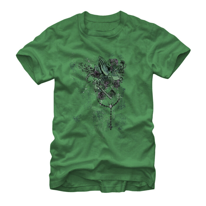 Men's Aztlan Faithful Prayer Adult T-Shirt