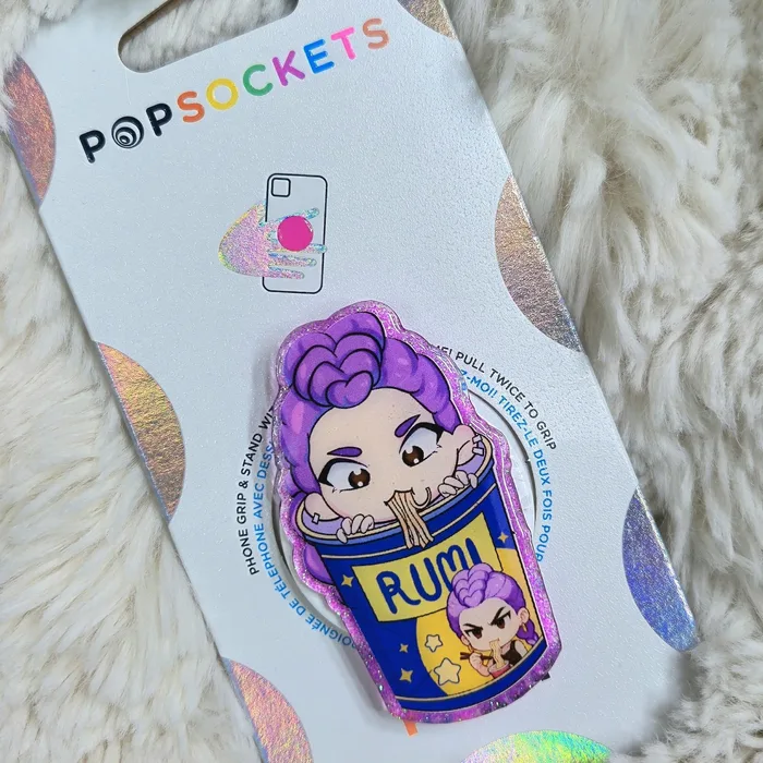Popsocket Hunters Rumi PopSocket Phone Grip K Pop Demon Hunters Ramen Cup Design MagSafe ...