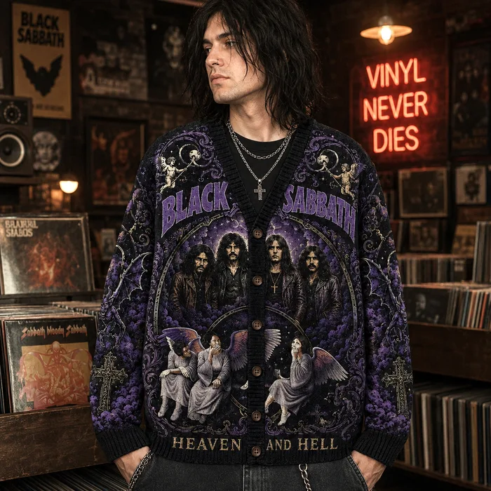 Rush Madrigal Cardigan, Alex Lifeson Fly by Night and 2112 Progressive Rock Fan Apparel