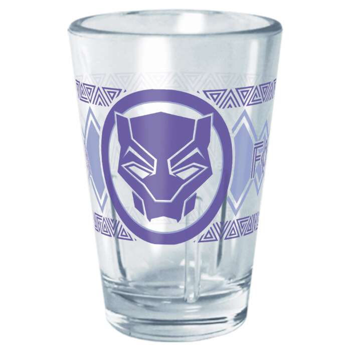 Marvel: Black Panther: Wakanda Forever Purple Logo Adult Tritan Shot Glass