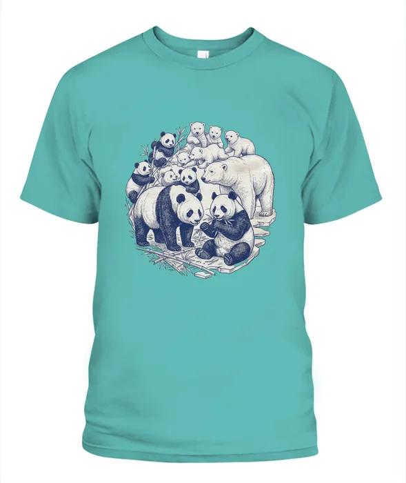 Unisex T-Shirt | Comfort Colors 1717 (US) 90s retro animals + nature 136