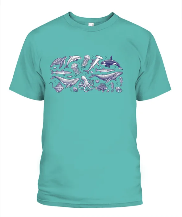 Unisex T-Shirt | Comfort Colors 1717 (US) 90s retro animals + nature 233