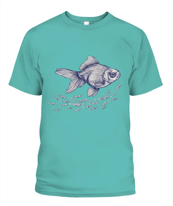Unisex T-Shirt | Comfort Colors 1717 (US) 90s retro fish + nature 77