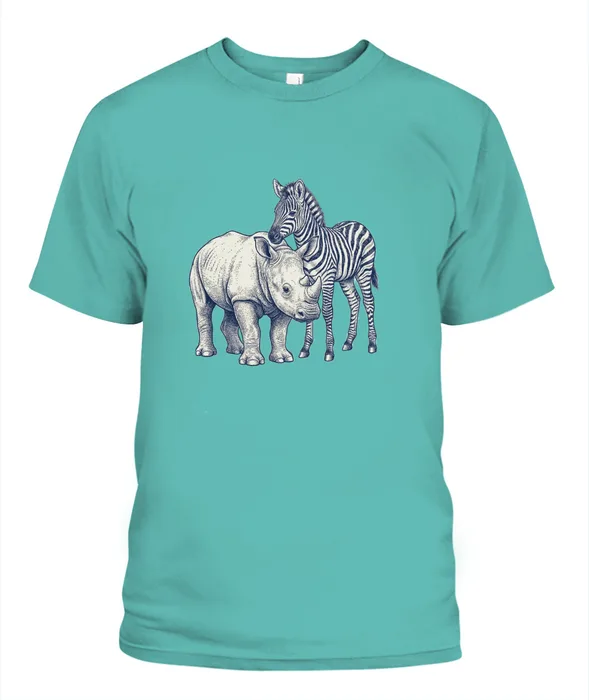 Unisex T-Shirt | Comfort Colors 1717 (US) 90s retro animals + nature 142