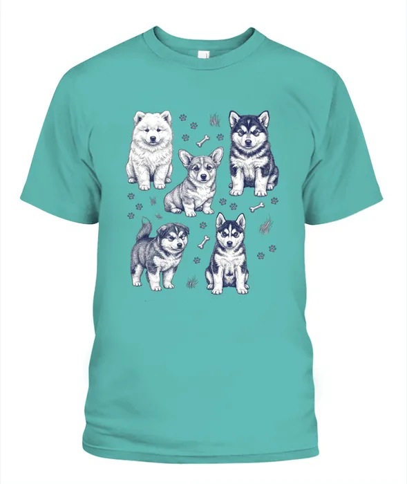 Unisex T-Shirt | Comfort Colors 1717 (US) 90s retro animals + nature 70