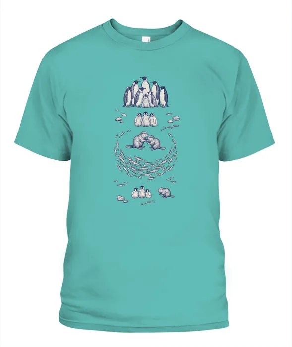 Unisex T-Shirt | Comfort Colors 1717 (US) 90s retro animals + nature 134