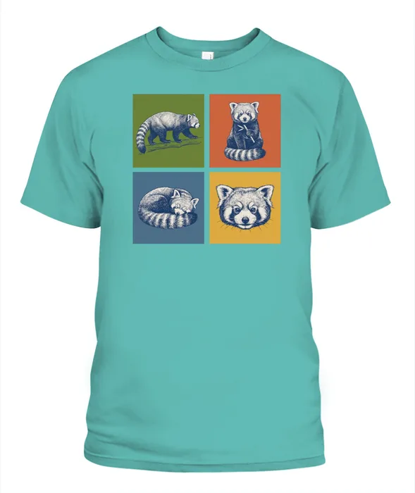 Unisex T-Shirt | Comfort Colors 1717 (US) 90s retro animals + nature 173