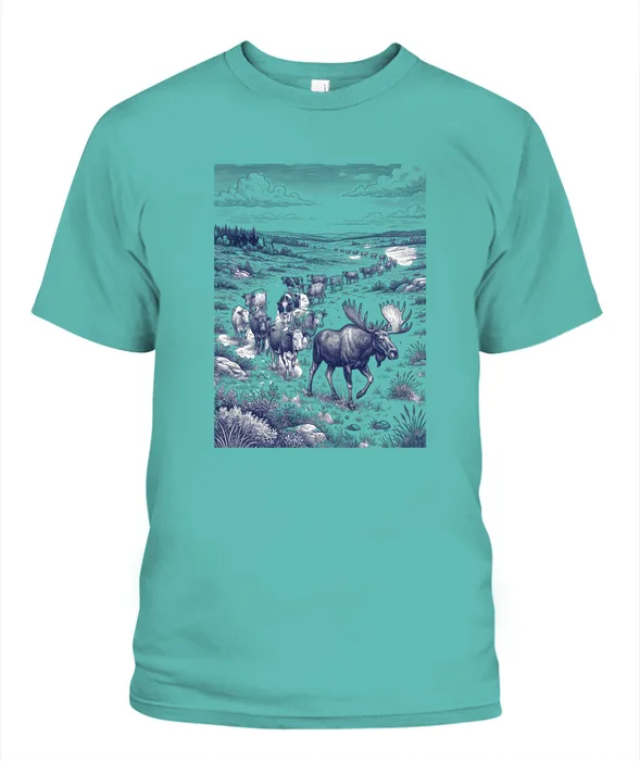 Unisex T-Shirt | Comfort Colors 1717 (US) 90s retro animals + nature 289