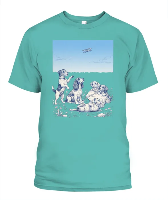 Unisex T-Shirt | Comfort Colors 1717 (US) 90s retro animals + nature 275