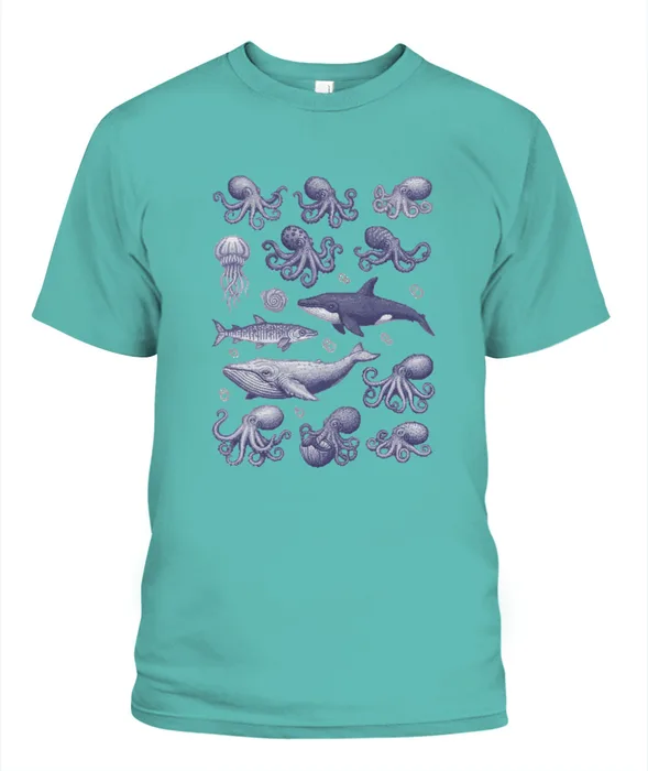Unisex T-Shirt | Comfort Colors 1717 (US) 90s retro animals + nature 181