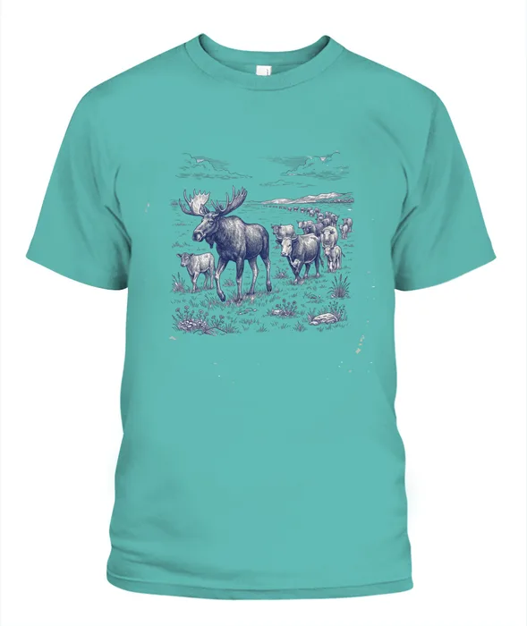 Unisex T-Shirt | Comfort Colors 1717 (US) 90s retro animals + nature 292