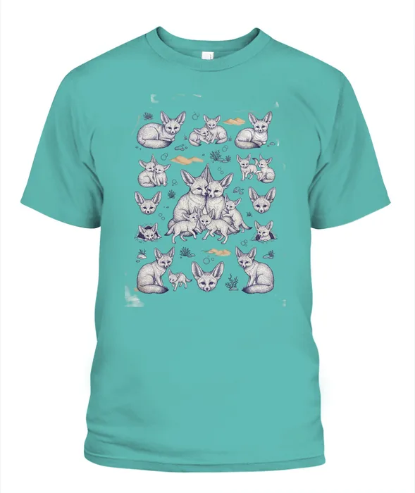 Unisex T-Shirt | Comfort Colors 1717 (US) 90s retro animals + nature 110
