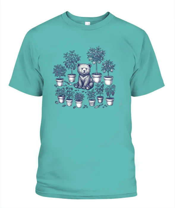 Unisex T-Shirt | Comfort Colors 1717 (US) 90s retro animals + nature 210