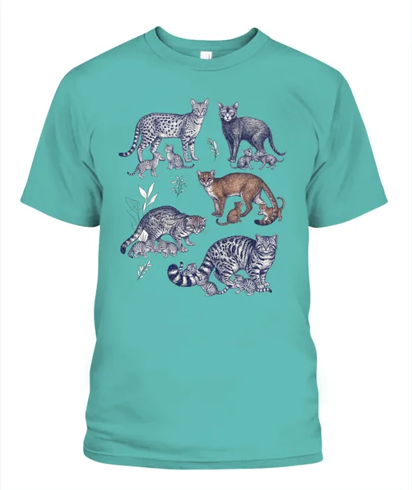 Unisex T-Shirt | Comfort Colors 1717 (US) 90s retro animals + nature 89