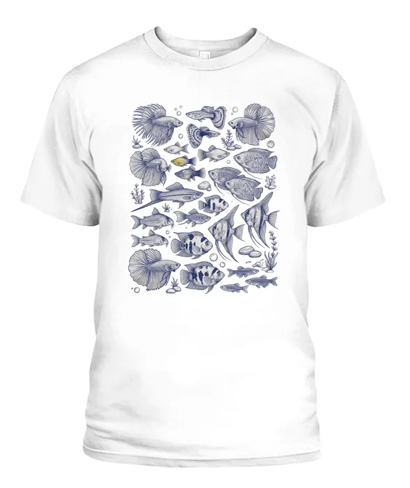 Unisex T-Shirt | Comfort Colors 1717 (US) 90s retro fish + nature 96