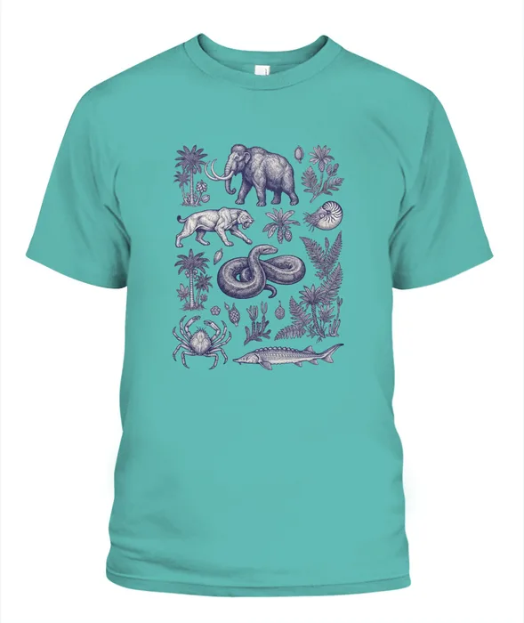 Unisex T-Shirt | Comfort Colors 1717 (US) 90s retro animals + nature 185