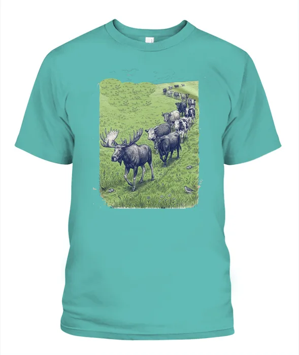 Unisex T-Shirt | Comfort Colors 1717 (US) 90s retro animals + nature 288