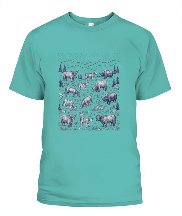 Unisex T-Shirt | Comfort Colors 1717 (US) 90s retro animals + nature 162