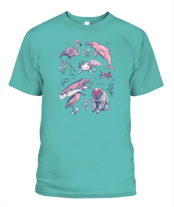 Unisex T-Shirt | Comfort Colors 1717 (US) 90s retro animals + nature 228