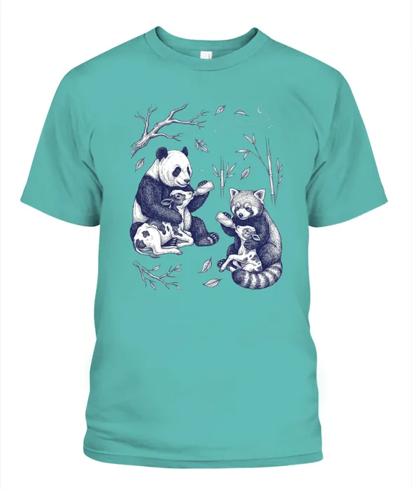 Unisex T-Shirt | Comfort Colors 1717 (US) 90s retro animals + nature 300