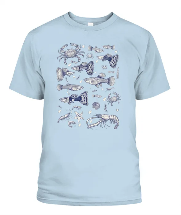Unisex T-Shirt | Comfort Colors 1717 (US) 90s retro fish + nature 66