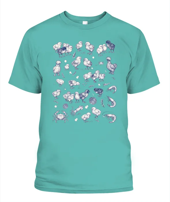 Unisex T-Shirt | Comfort Colors 1717 (US) 90s retro animals + nature 115