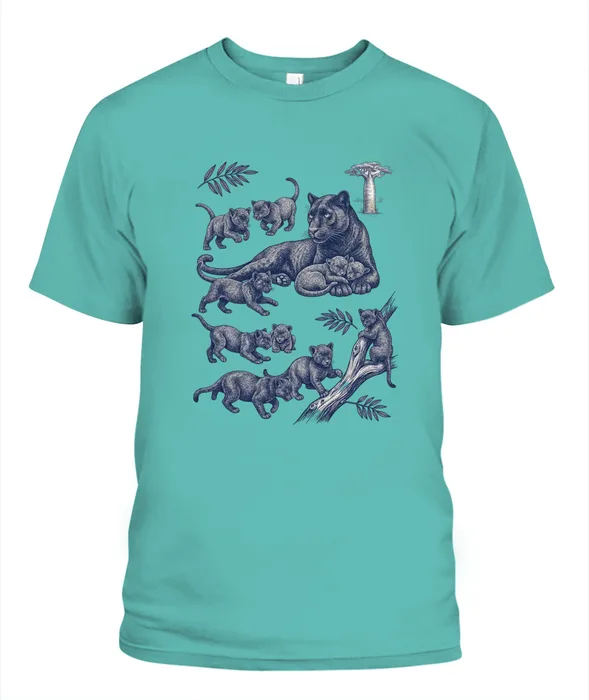 Unisex T-Shirt | Comfort Colors 1717 (US) 90s retro animals + nature 108