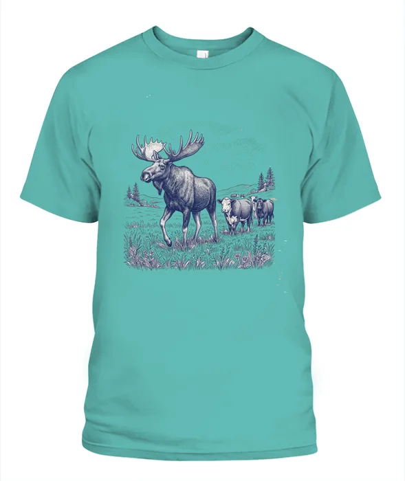 Unisex T-Shirt | Comfort Colors 1717 (US) 90s retro animals + nature 286
