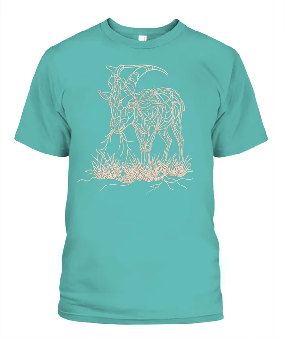 Unisex T-Shirt | Comfort Colors 1717 (US) 90s retro animals + nature 170