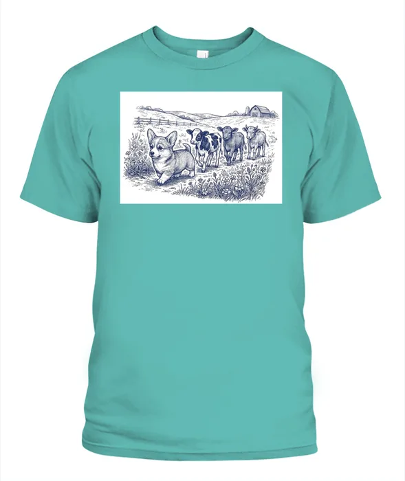 Unisex T-Shirt | Comfort Colors 1717 (US) 90s retro animals + nature 239
