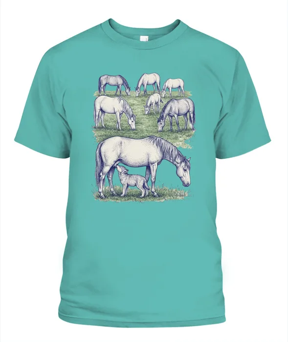 Unisex T-Shirt | Comfort Colors 1717 (US) 90s retro animals + nature 303