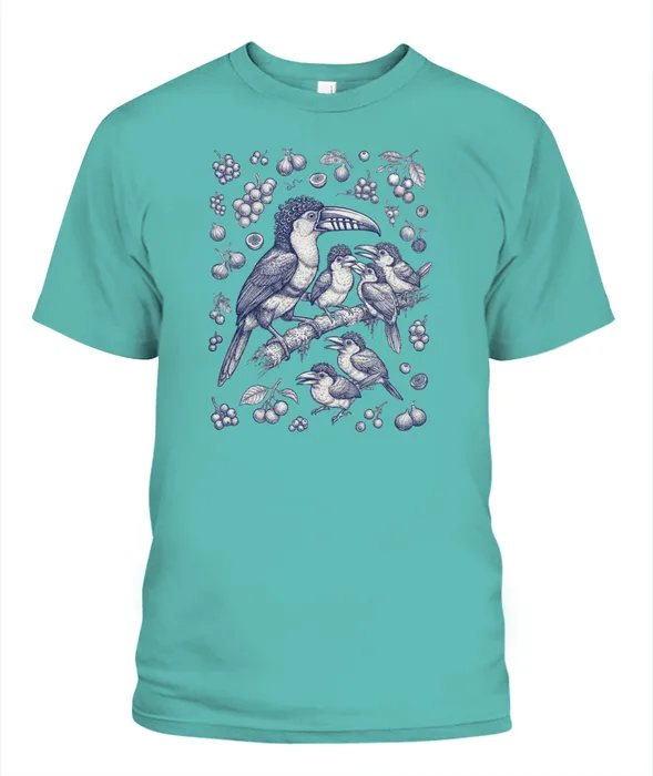 Unisex T-Shirt | Comfort Colors 1717 (US) 90s retro animals + nature 186