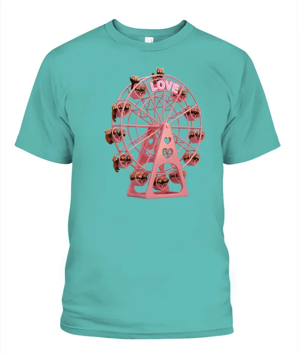 Unisex T-Shirt | Comfort Colors 1717 (US) 90s retro animals + nature 247