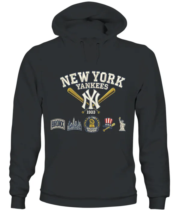 New York Yankees 1903 Premium Embroidered – 27-Time World Series Champions Heritage Baseball