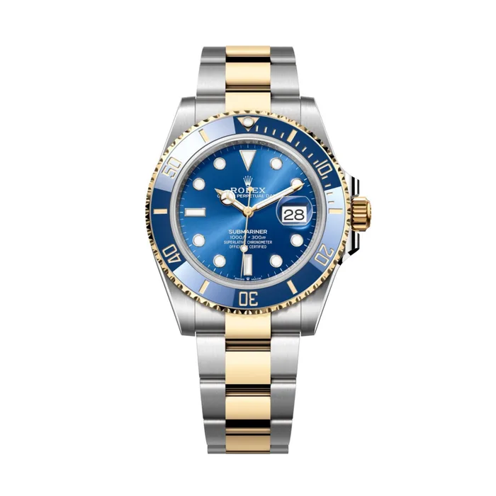 Submariner Date 41mm Blue Dial Gold & Steel Bracelet Men's Watch 126613lb