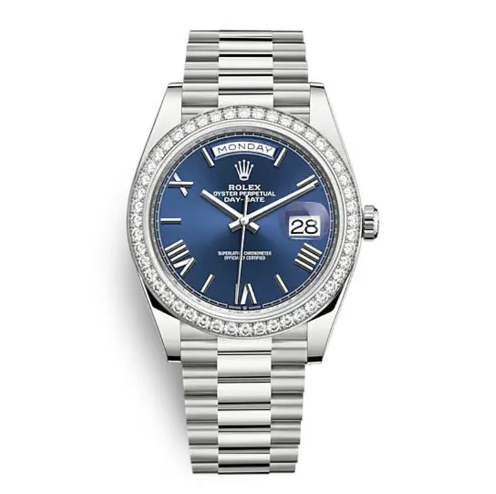 Rolex Day-Date 40 White gold Ref# 228349RBR-0005 Watch