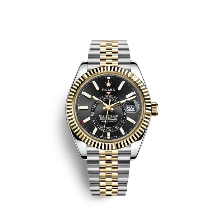 Rolex Sky-Dweller 42mm, Oystersteel and 18k Yellow Gold, Ref# 326933-0005 Watch