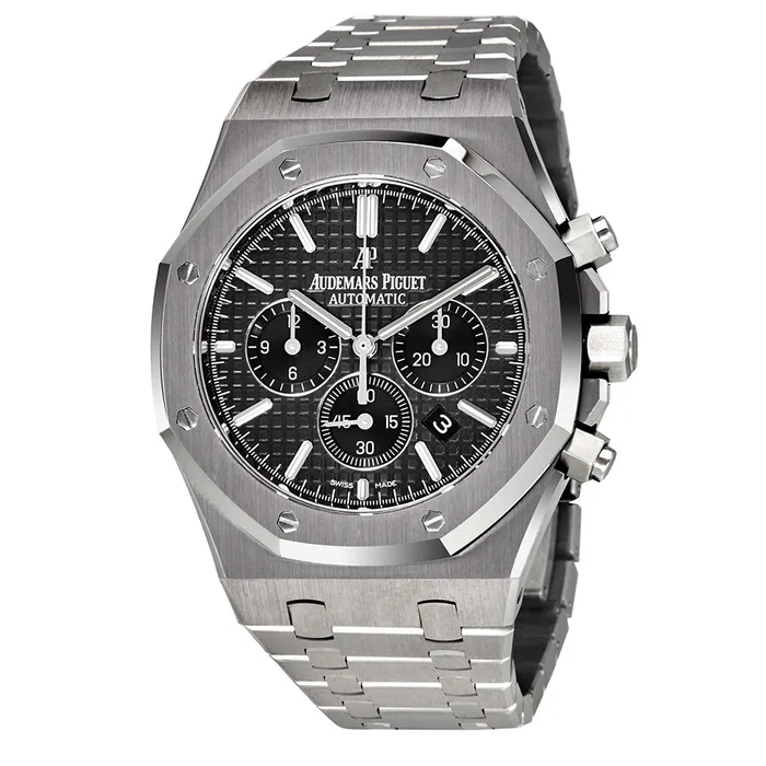 Audemars Piguet Royal Oak Chronograph Black Dial 41mm Stainless Steel Watch
