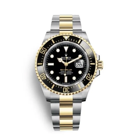 Rolex Sea-Dweller, Stainless Steel and 18k Yellow Gold, 43mm, Ref# 126603-0001 Watch