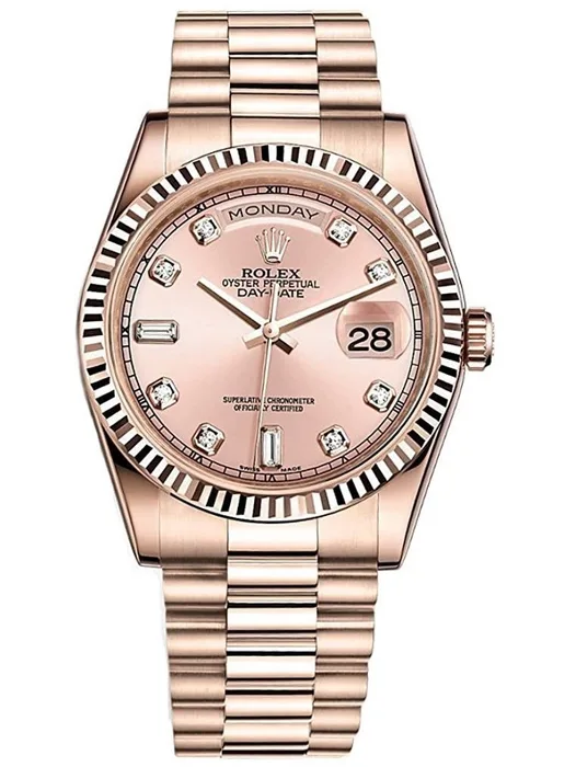 Rolex Day-Date Oyster, 36 mm, Everose gold M128235-0009 Watch