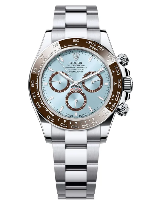 Rolex Cosmograph Daytona Ice Blue Dial Platinum Oyster Bracelet Automatic Men's Watch