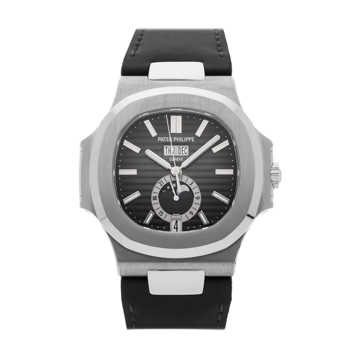 Patek Philippe Nautilus, 40.5mm, Stainless Steel, Black Dial watch