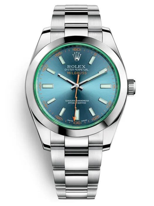 Rolex Milgauss Automatic Blue Dial Stainless Steel Men's Watch