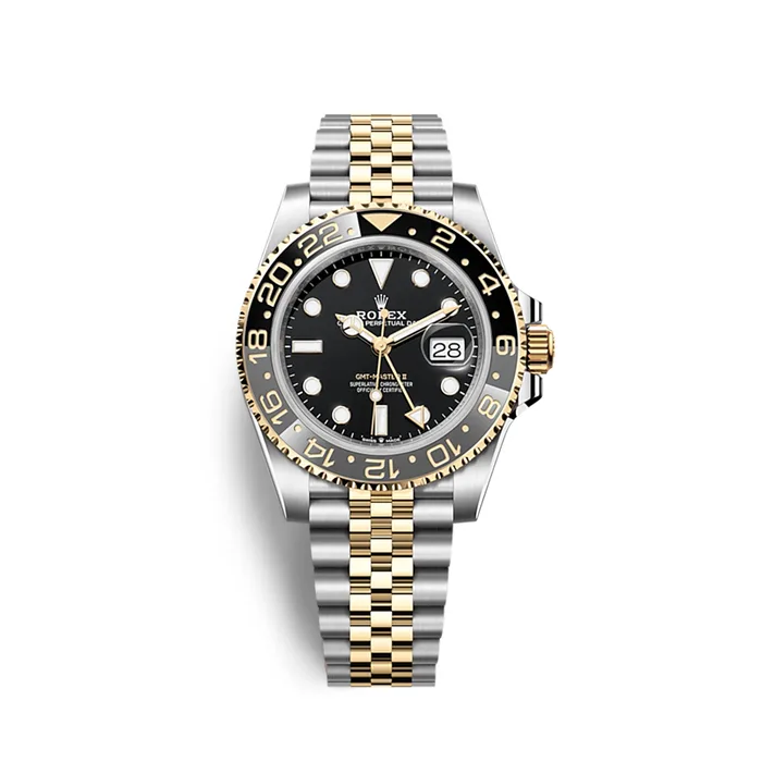 Rolex GMT-Master II, 40mm, Oystersteel and 18k Yellow Gold, Ref# 126713GRNR-0001 Watch