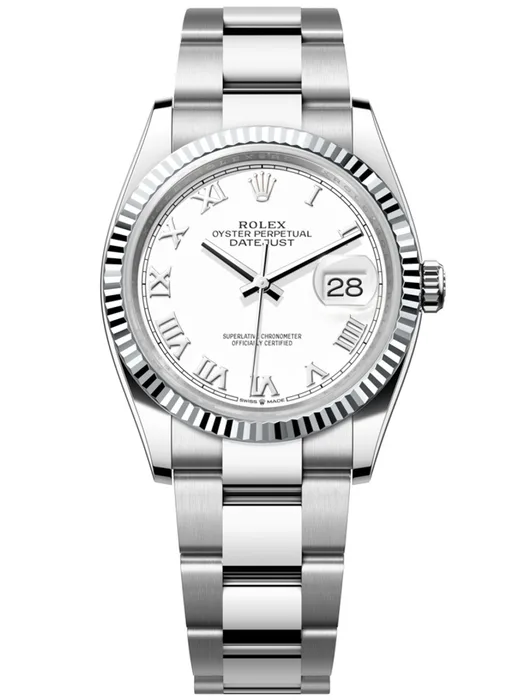 Rolex Datejust M126334-0023 Oyster, 41 mm, Oystersteel and white gold Watch