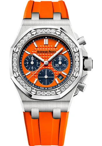 Audemars Piguet Royal Oak Offshore Women's Watch Orange Rubber Band Hot Trend Dwatch