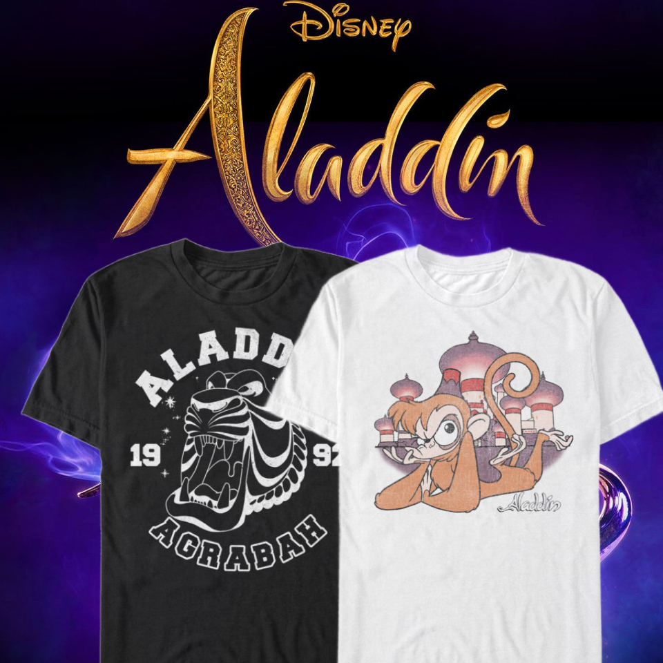 Officially Licensed Aladdin T-Shirt Collection for Sale | Fendory