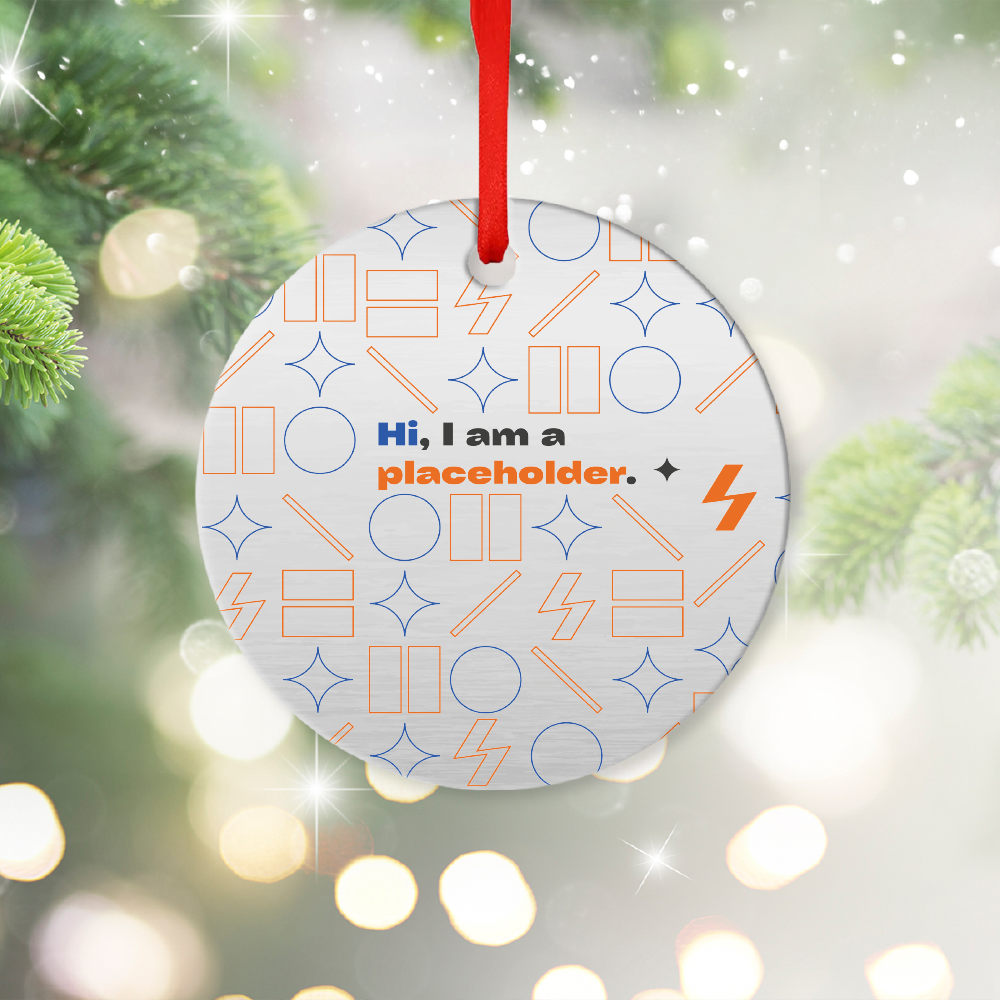 Aluminum Ornament - Round (US)