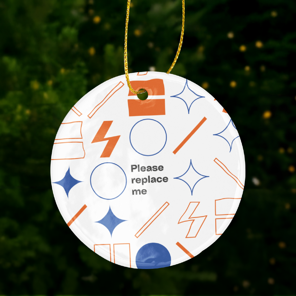 Ceramic Ornament - Circle (US)
